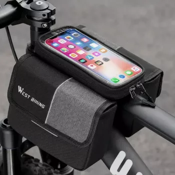 Detachable Touch Screen Top Tube Bag: Big Storage