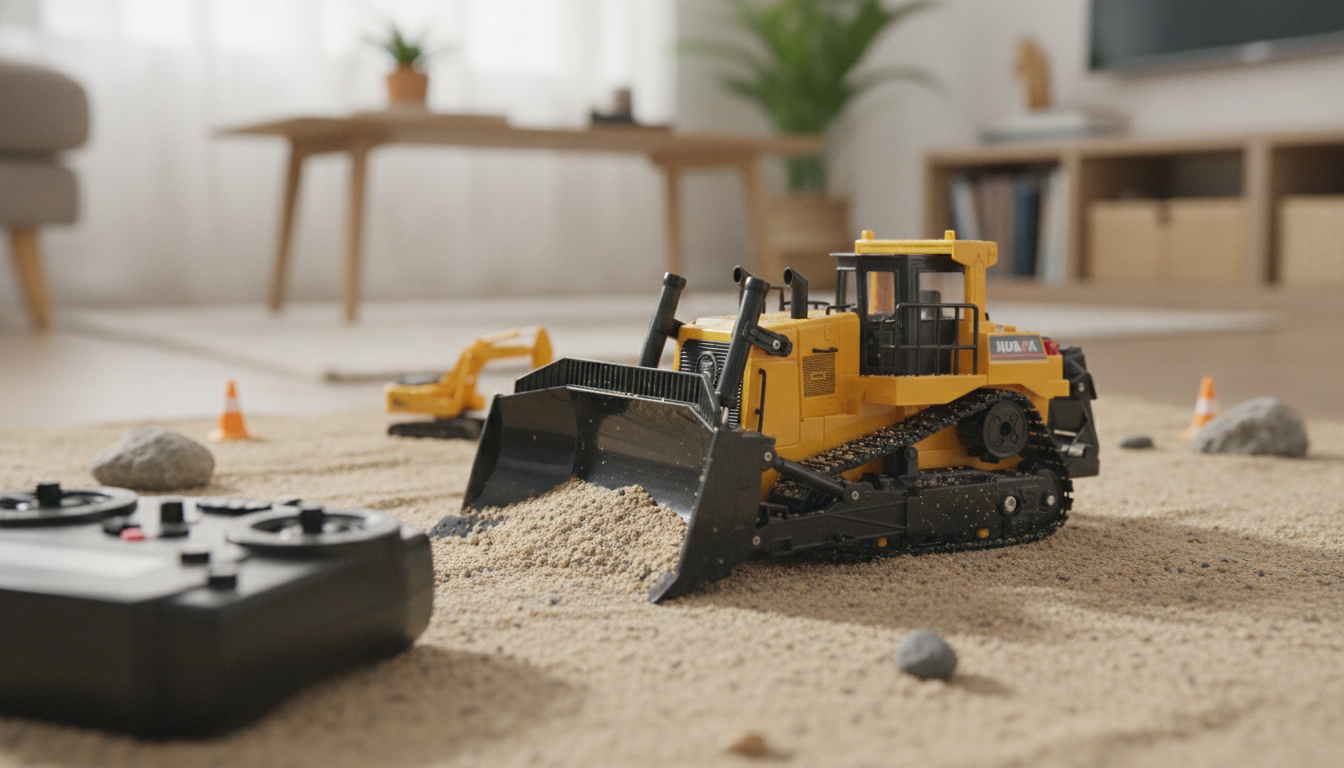 1:16 Scale RC Bulldozer Remote Control Guide