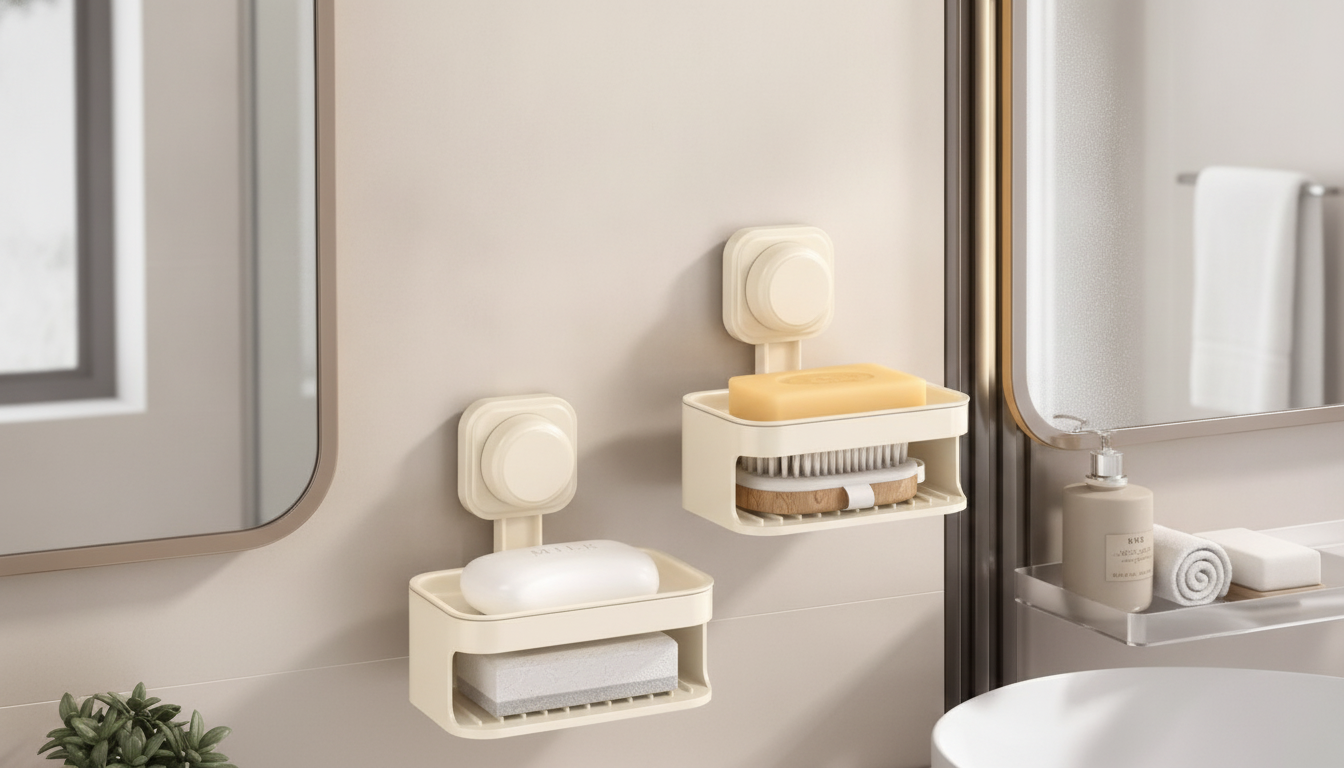 Suction Cup Soap Dish: No-Drill Drainage Holder Guide