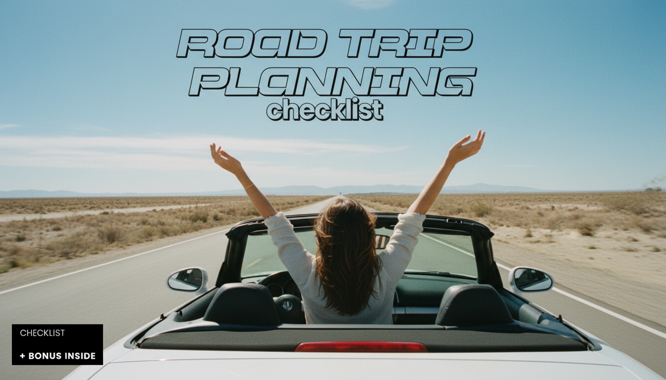 Road Trip Checklist: Printable + Digital Trip Prep