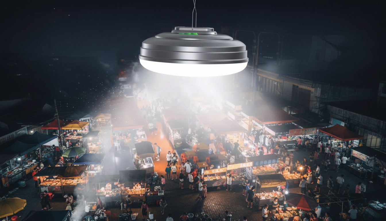 Rechargeable Waterproof LED Lantern with Magnetic Mount